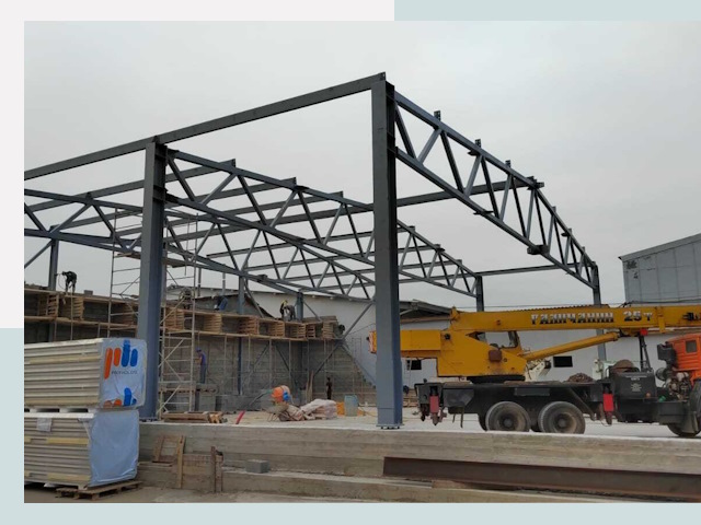 Строительство цехов в Уфе