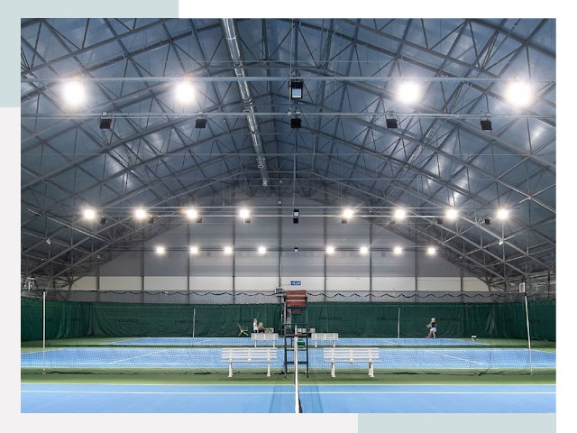 Строительство теннисных кортов в Уфа от 617 руб.