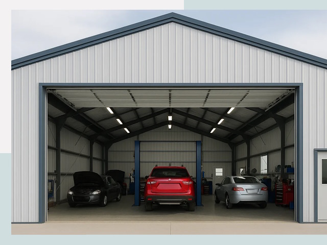 Ангары из сэндвич панелей от 617 руб. в Уфа