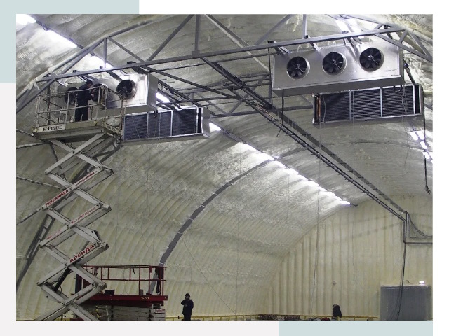 Оснащение ангаров в Уфе