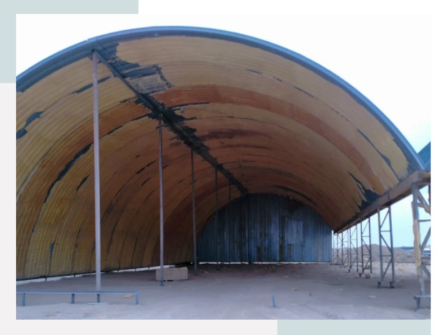 Реконструкция ангаров в Уфе