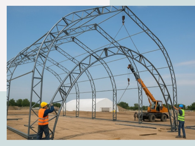 Монтаж ангаров в Уфе от 617 руб. - Надежно и быстро