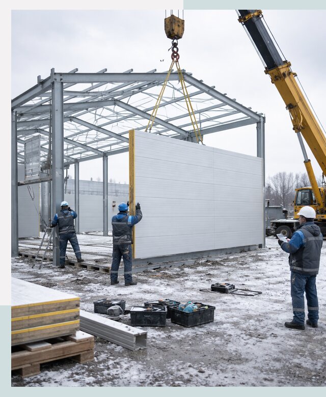 Строительство холодильных складов под ключ в Уфе
