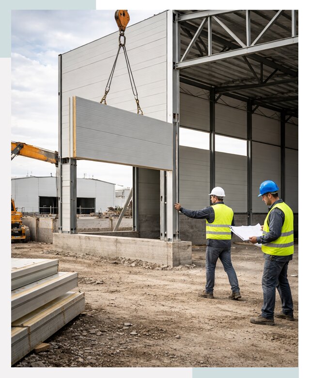 Склад из сэндвич панелей под ключ в Уфе от 9761 р. | СтальСтрой-Уфа