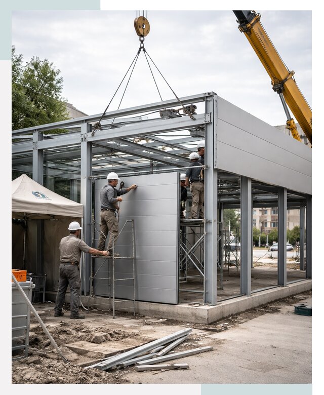 СтальСтрой-Уфа: торговый павильон под ключ в Уфе от 35963 р.