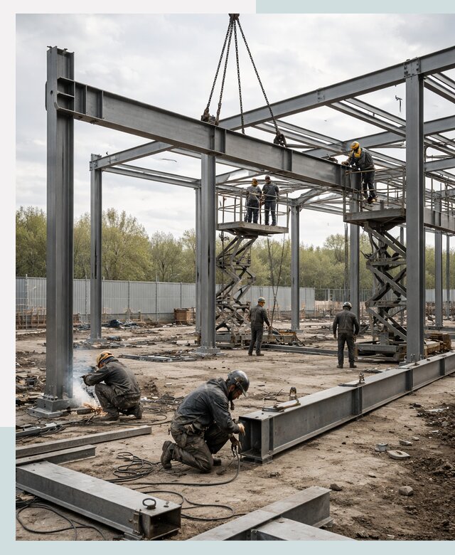 Строительство выставочных павильонов из металлоконструкций в Уфе