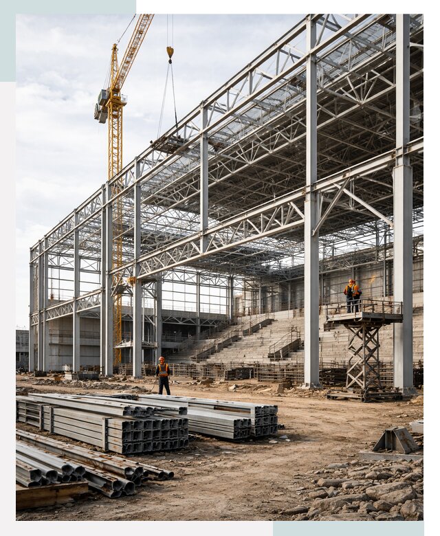 Строительство спортивных комплексов в Уфе от 30825 р. | СтальСтрой-Уфа